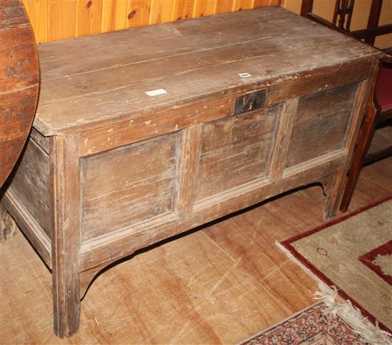 18th century pine coffer